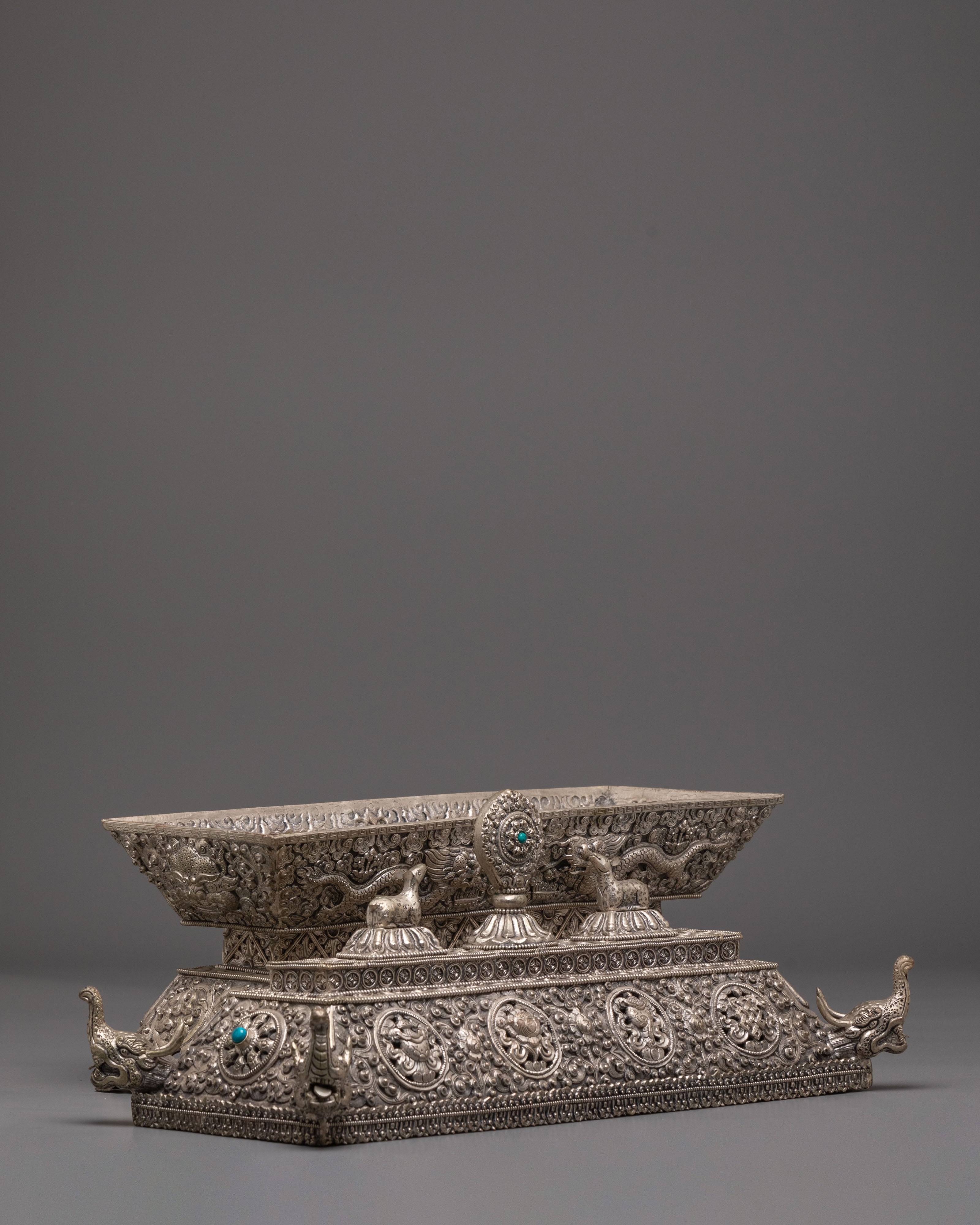 Tibetan  Handcrafted Incense Burner | Sacred Buddhist Altar Decor