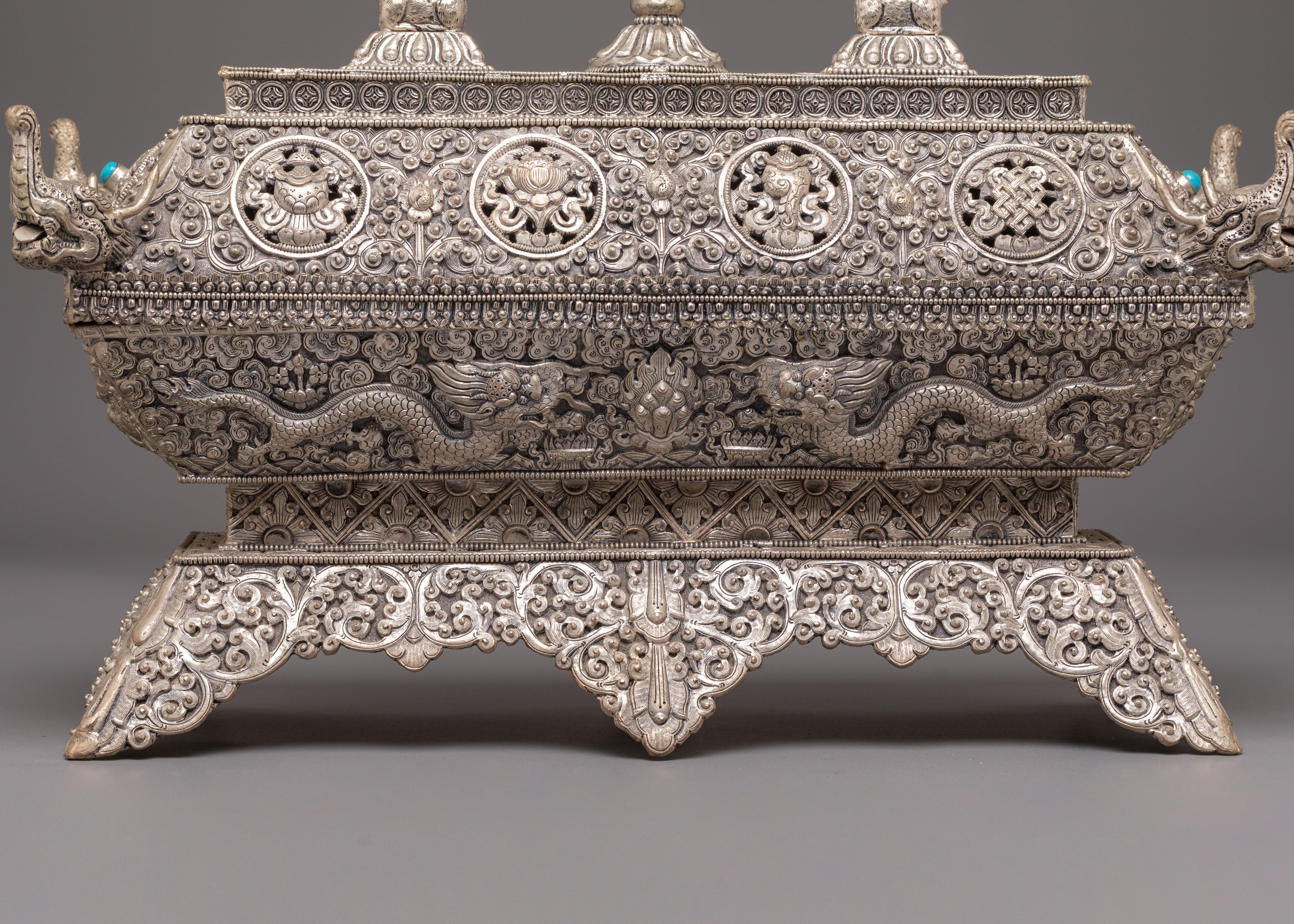 Tibetan  Handcrafted Incense Burner | Sacred Buddhist Altar Decor
