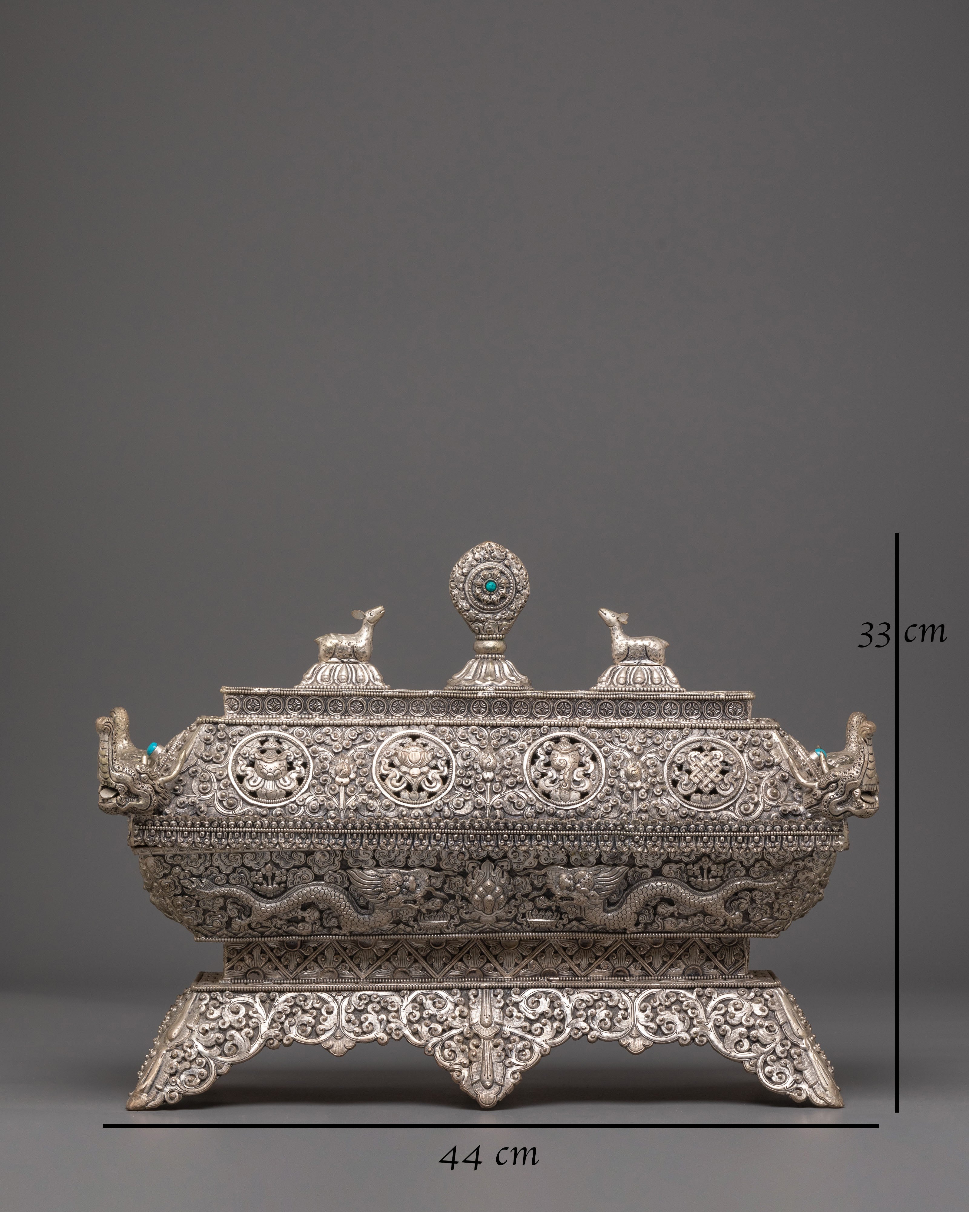 Tibetan  Handcrafted Incense Burner | Sacred Buddhist Altar Decor