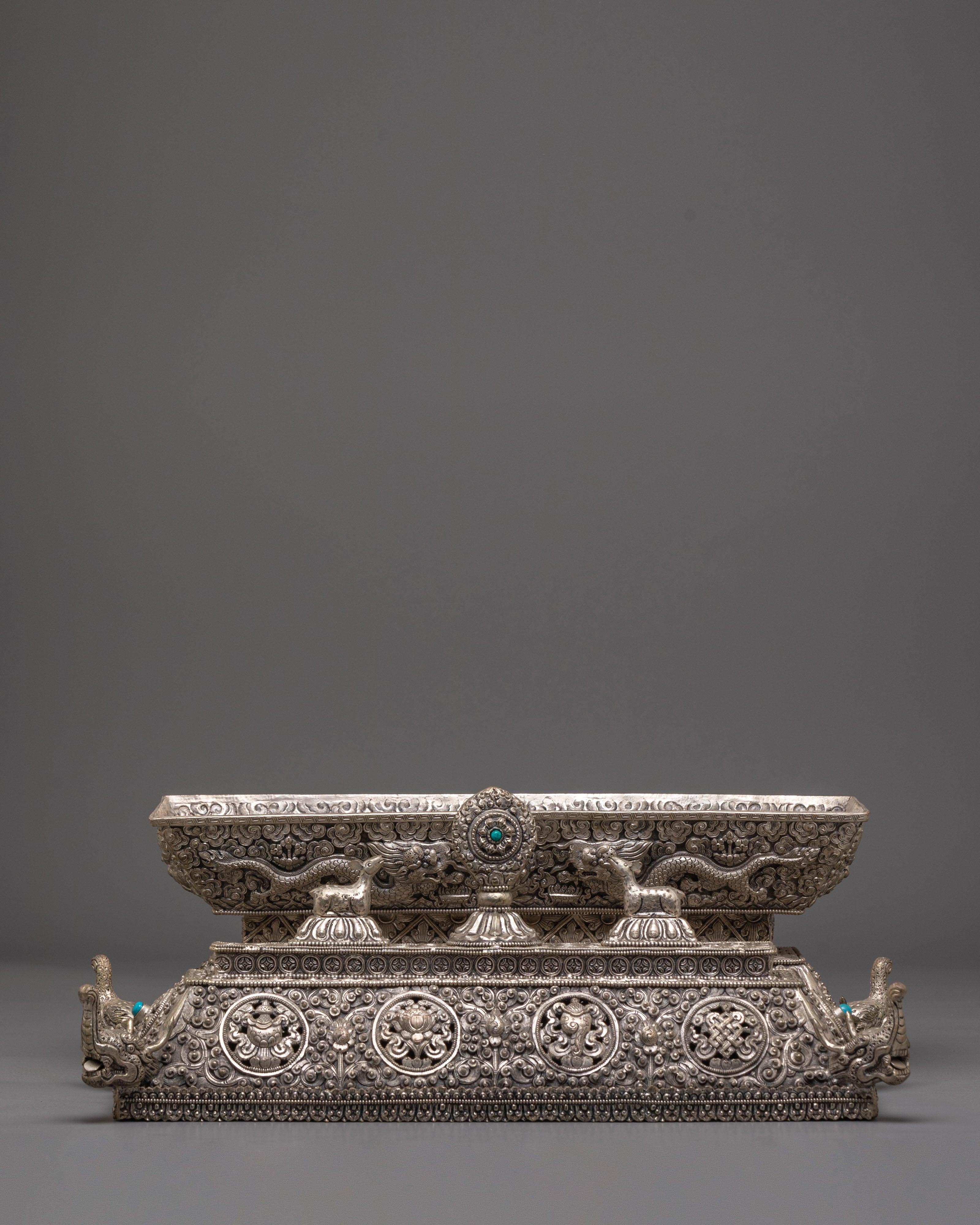 Tibetan  Handcrafted Incense Burner | Sacred Buddhist Altar Decor