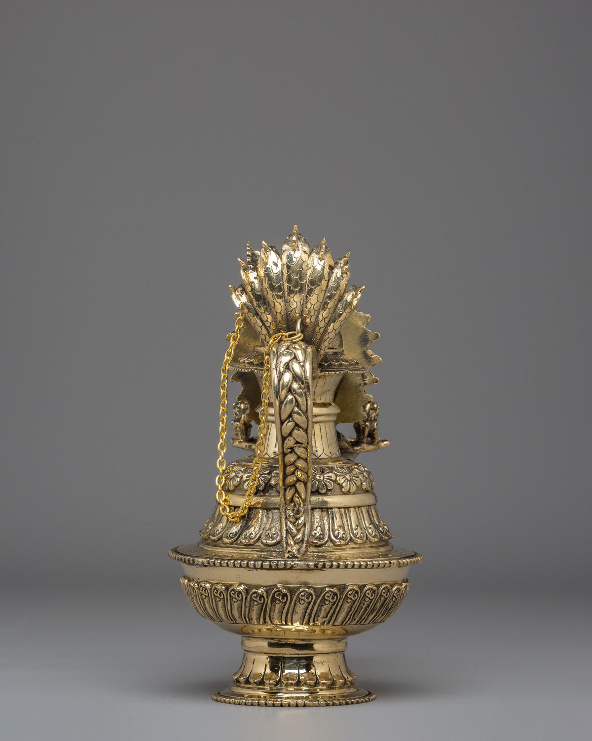 Sukunda Oil Lamp | Handcrafted Brass Ganesh Deepa