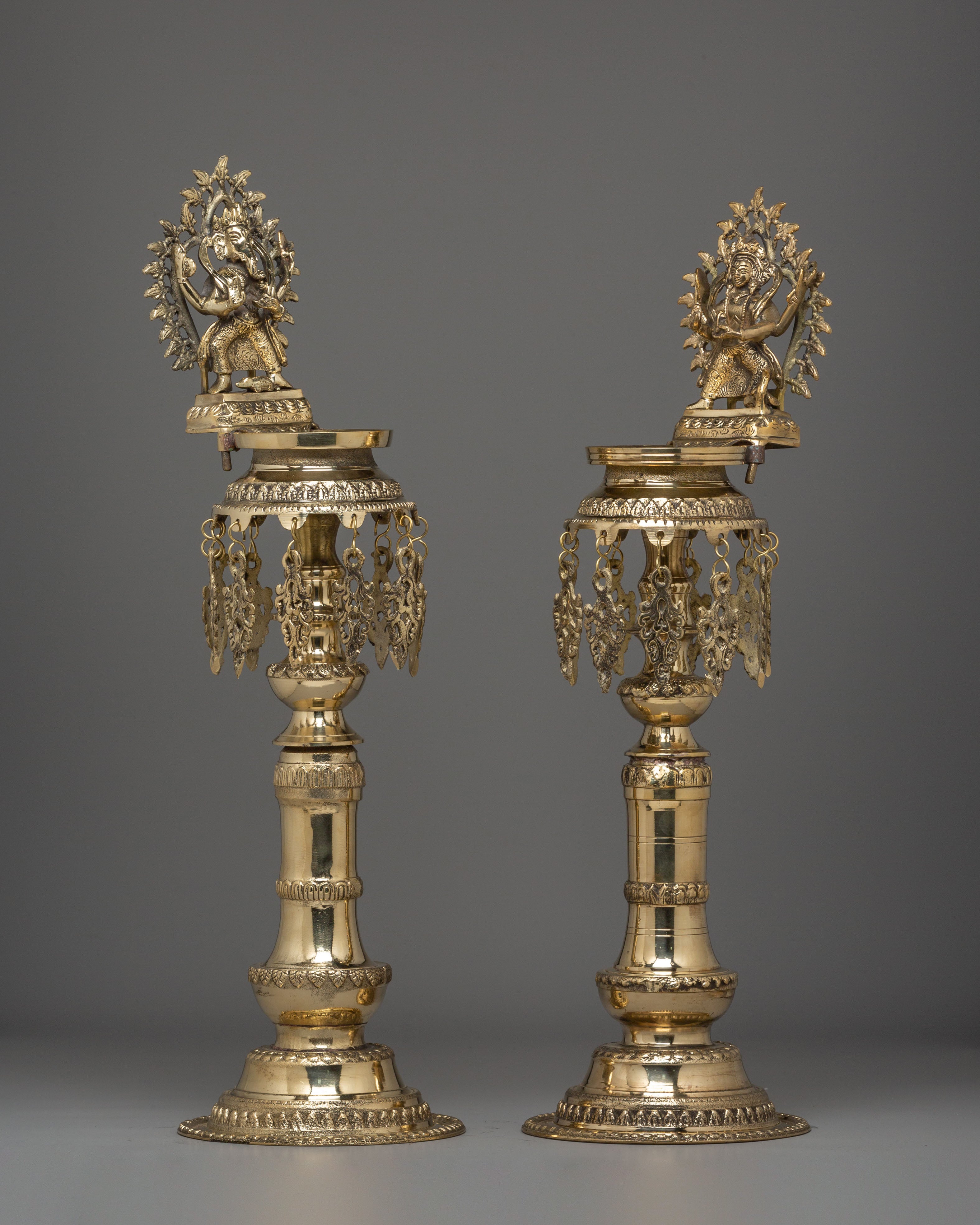 Oil Lamp Set for Ceremonies | Symbol of Wisdom