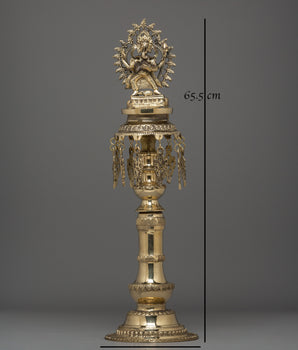 Oil Lamp Set for Ceremonies | Symbol of Wisdom