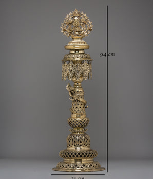 Ritual Oil Lamp Set | Symbol of Wisdom