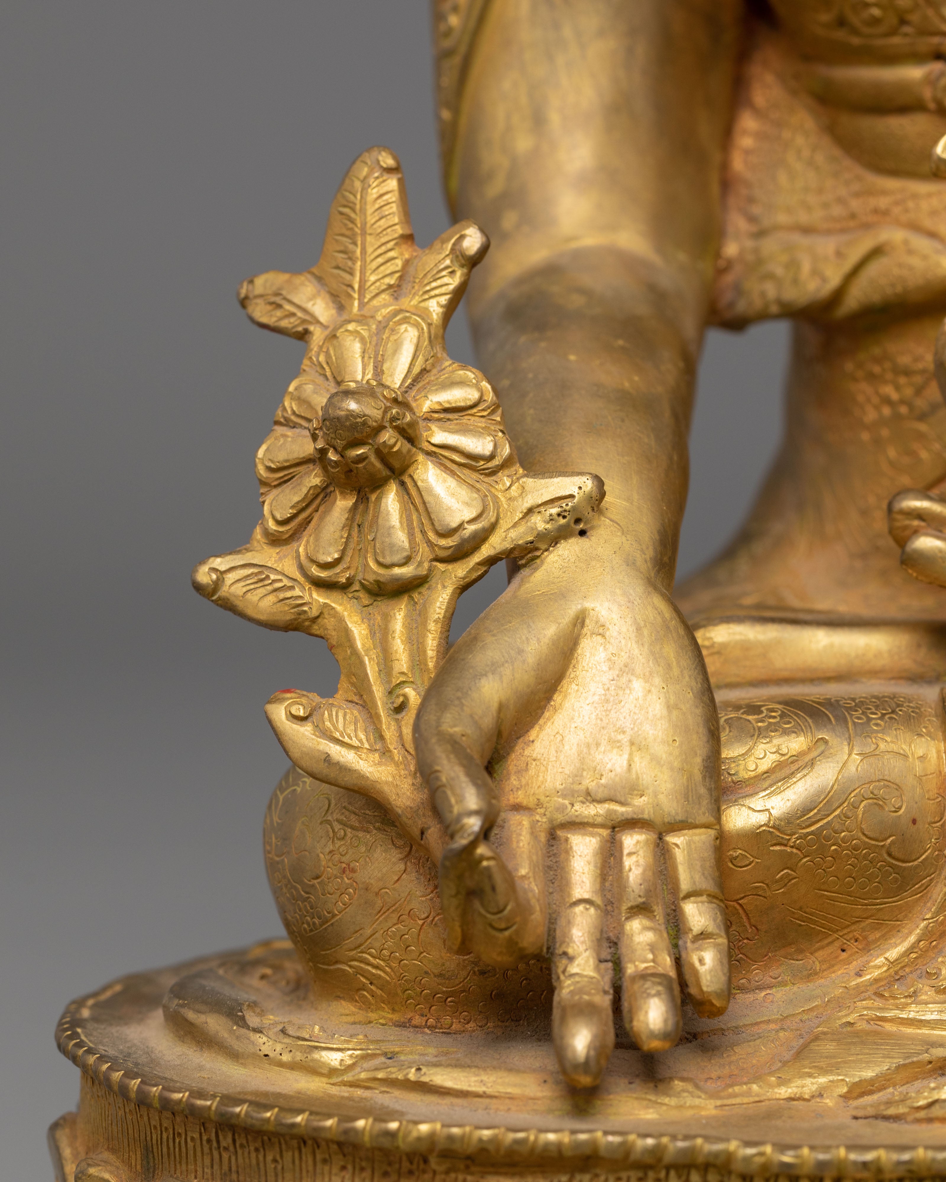 Sacred Supreme Healing Buddha Statue | Medicine Buddha Sculpture