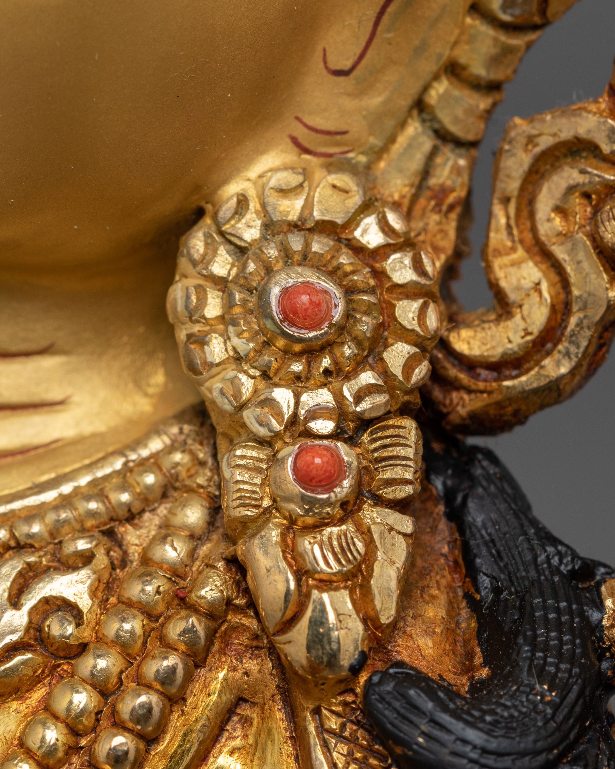 Golden Statue of Manjushri | Tibetan Bodhisattva of Wisdom
