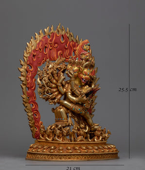 yamantaka-with-consort-figurine