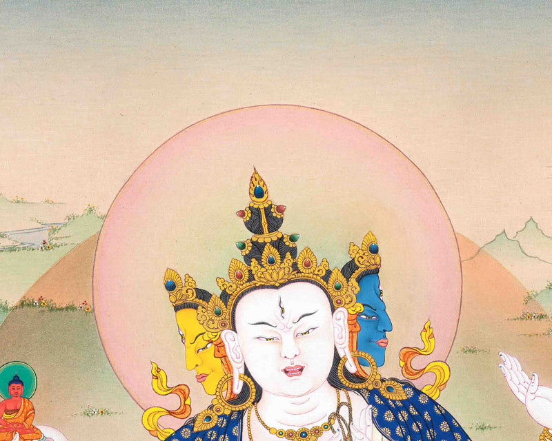 Namgyalma Thangka Print | The Goddess of Longevity | High-Quality Giclee Print