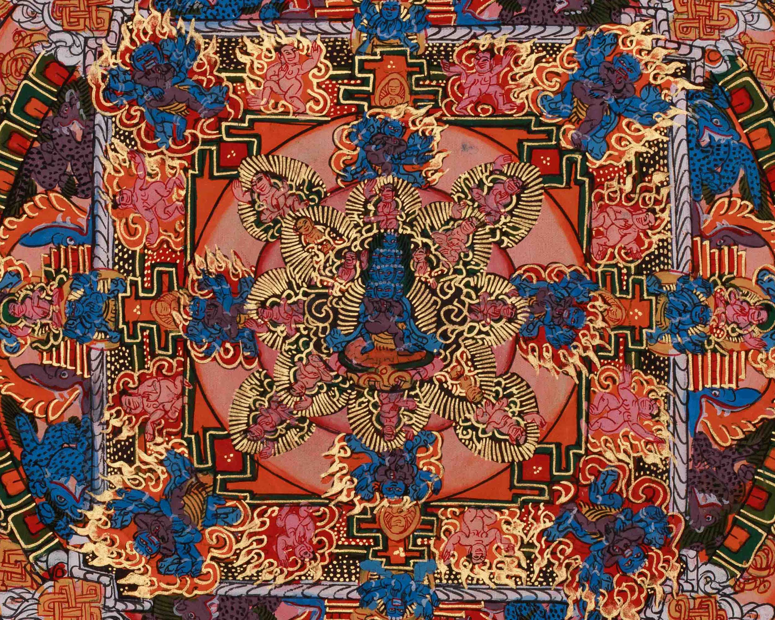 Hand-Painted Mandala Artwork | Representing Wisdom, Harmony, and Enlightenment