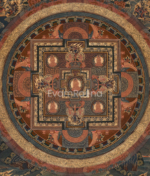 Sacred Buddha Mandala Artwork | Symbol of Enlightenment & Cosmic Balance