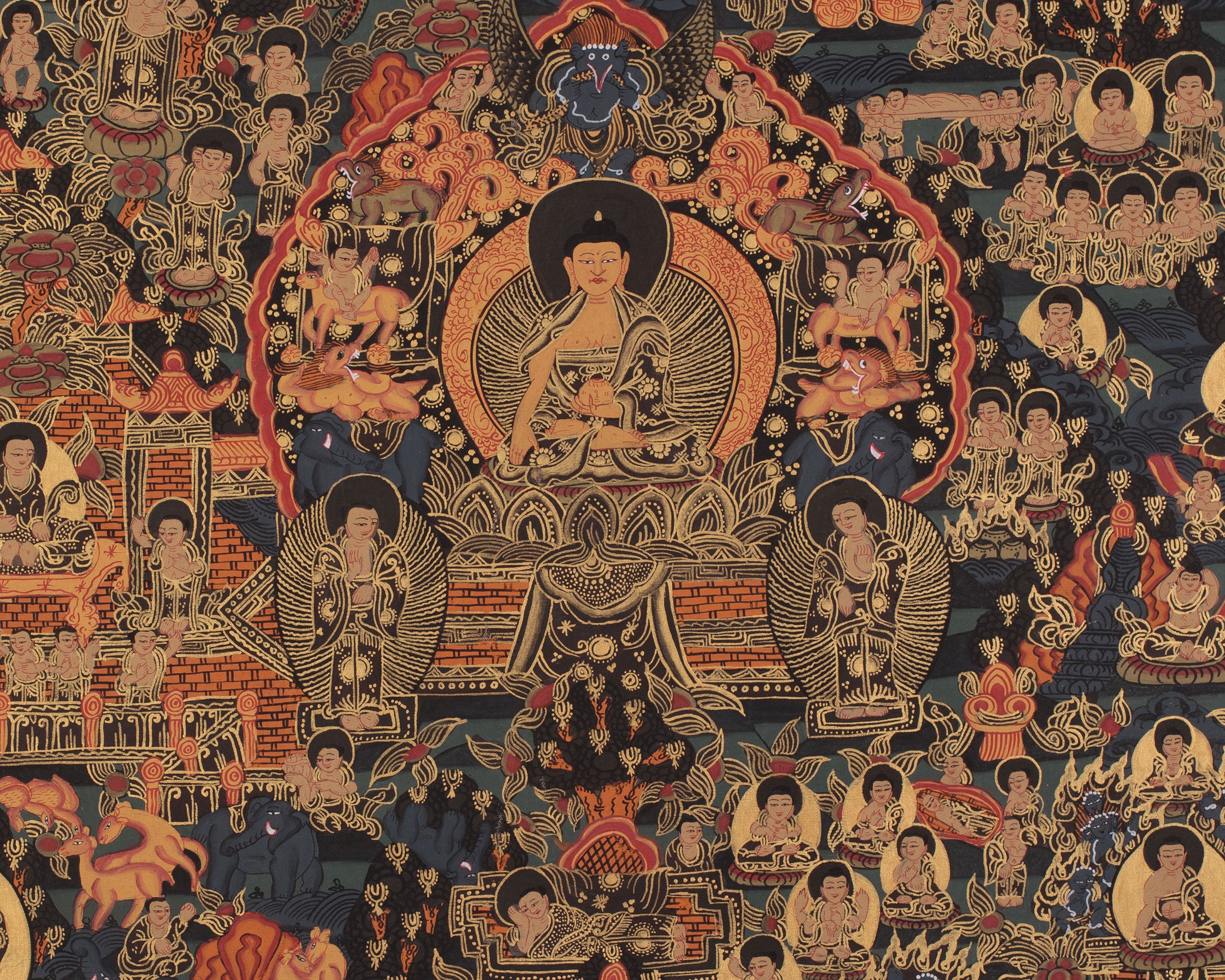Shakyamuni Buddha Life Story Art | A Visual Journey Through the Buddha’s Path of Awakening