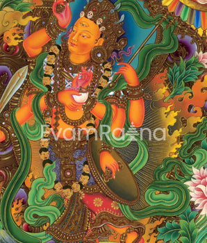 Indrani Thangka Print | Indrayani | Spiritual Gifts