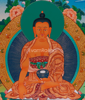 Original Thangka of Gautama Buddha | The Buddha of Enlightenment