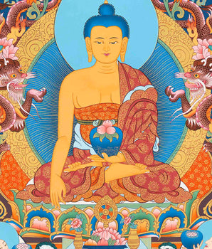 Shakyamuni Buddha Thangka | Tibetan Buddhist Wall Decoration Painting