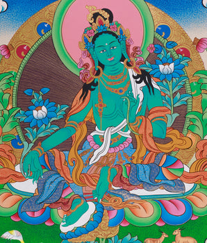 Traditional Shyamatara | Divine Protector of Compassion & Swift Action