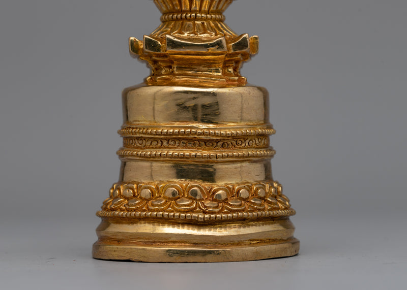 Tibetan Religious Stupa | Handcrafted Stupa for Buddhist Rituals and Offerings