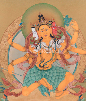 High-Quality Parnashavari Canvas Print | The Forest Goddess