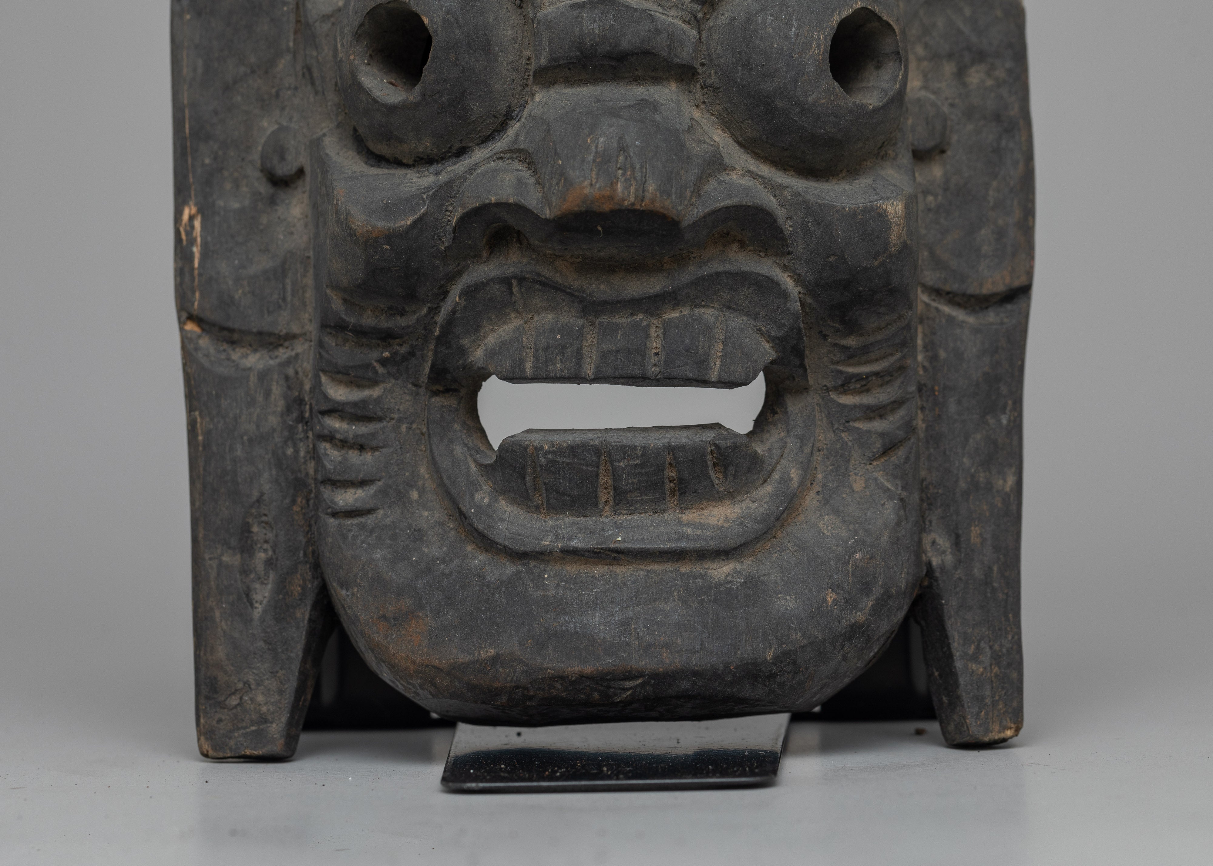 Vintage Wooden Mask | A Timeless Artifact Infused with Cultural Significance
