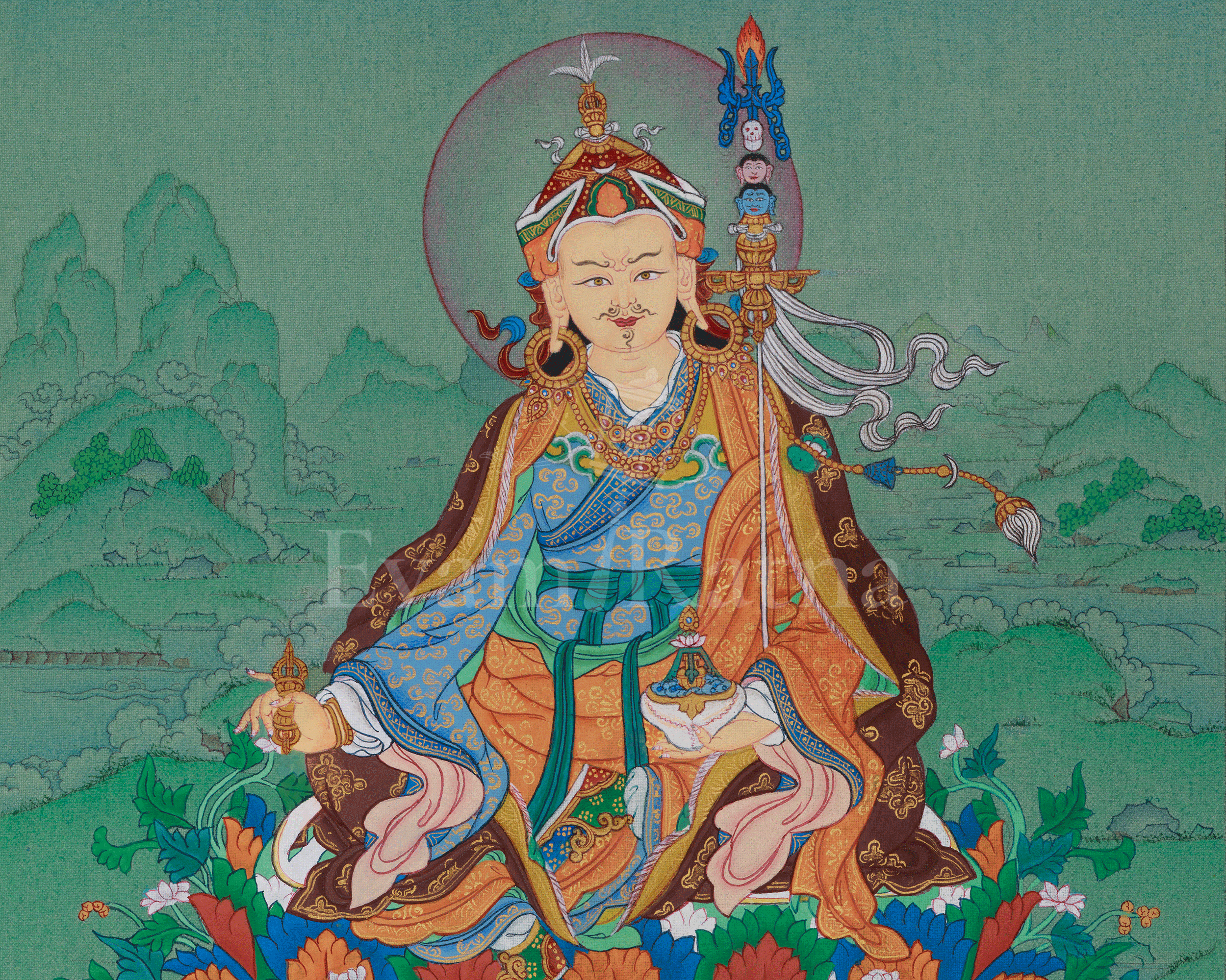 Precious Teacher Guru Rinpoche | Symbolized Wisdom and Enlightened Guidance