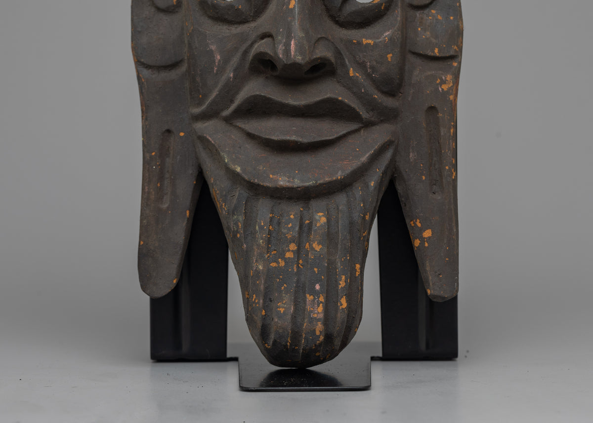 Wood Face Mask | Timeless Relic of Cultural Heritage and Artistic Craftsmanship