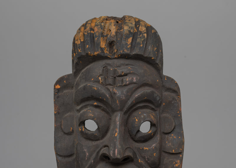 Wood Face Mask | Timeless Relic of Cultural Heritage and Artistic Craftsmanship