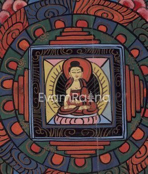 Antique Buddha Mandala | Buddhist Art