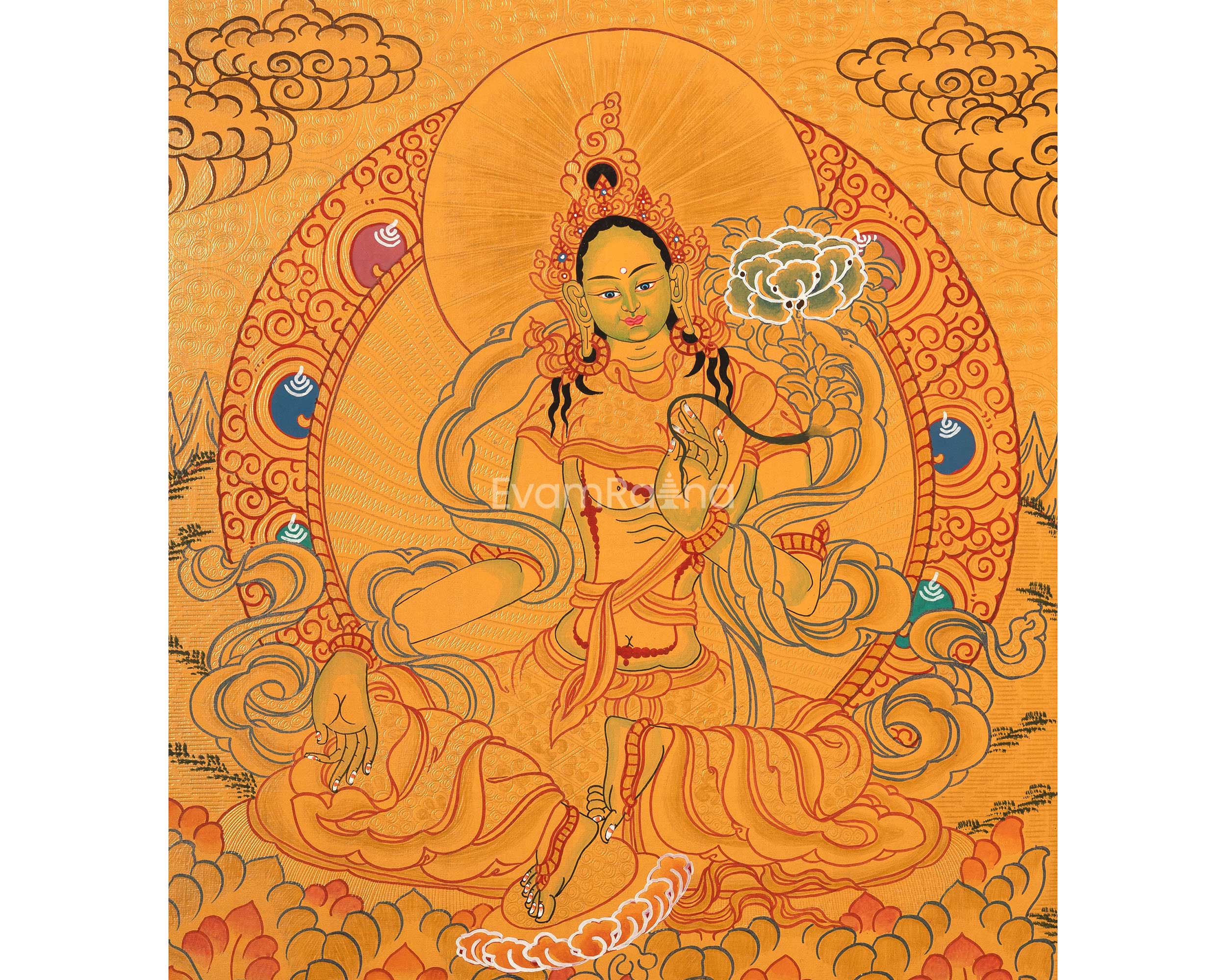 Goddess Green Tara Artwork | Protector, Healer & Symbol of Enlightened Action