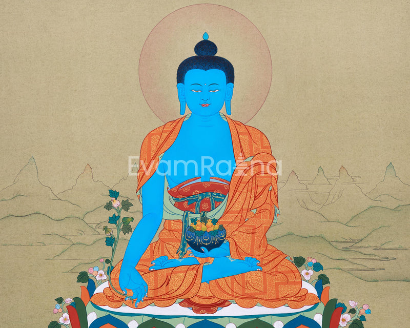 Healing Medicine Buddha Thangka