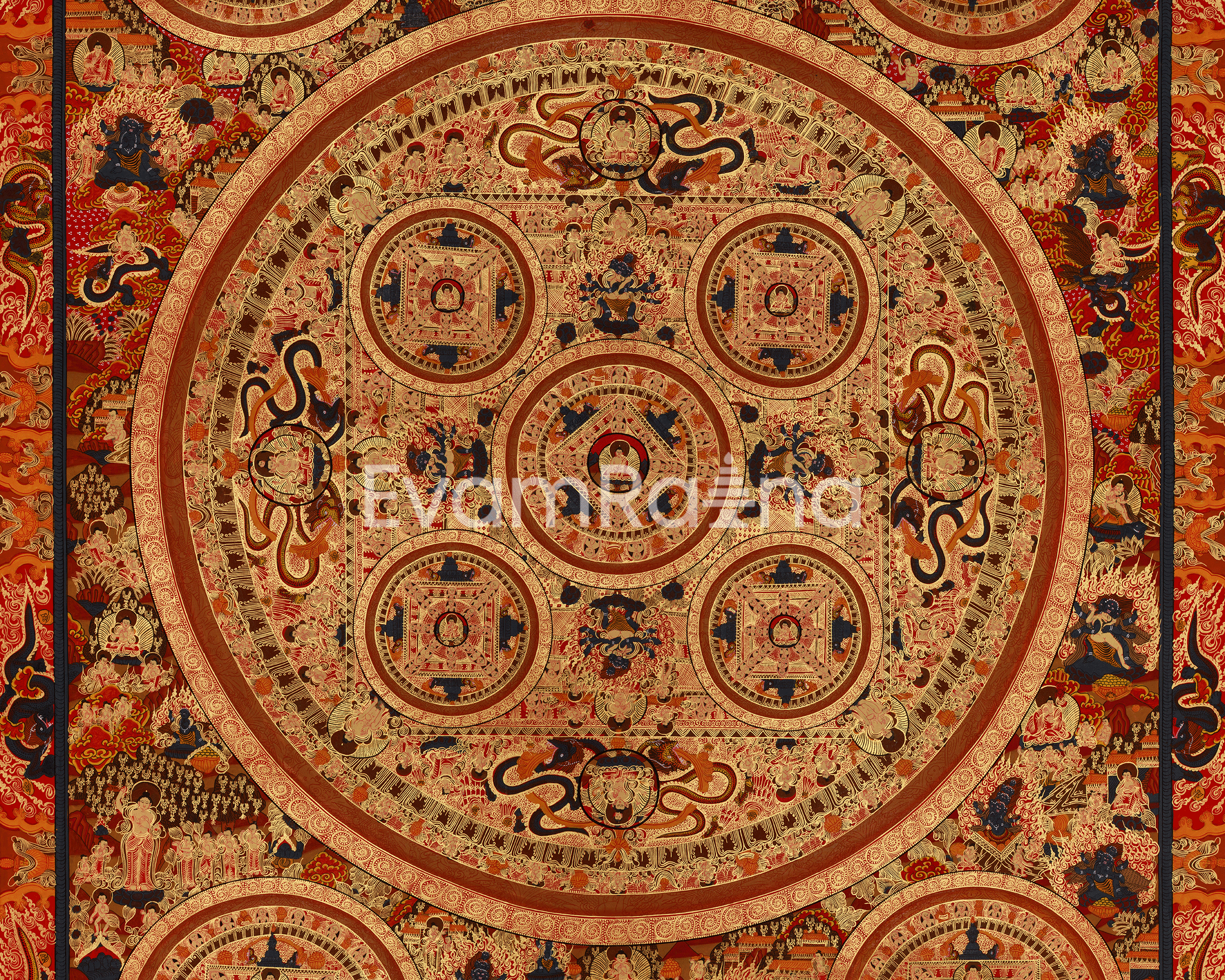 Divine Buddha Mandala | Timeless Symbol of Enlightened Wisdom