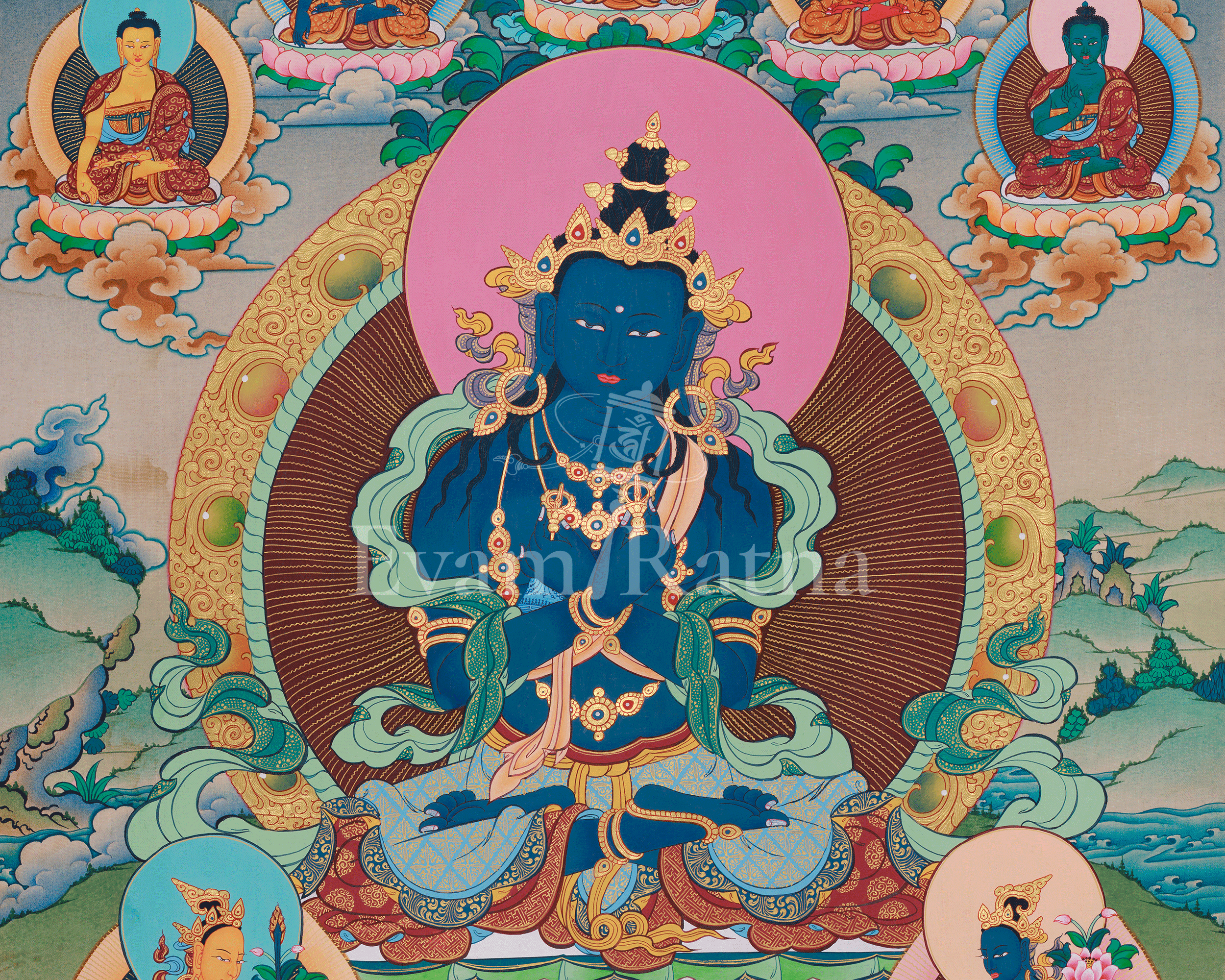 Vajradhara Painting | The Primordial Buddha Symbolizing Ultimate Wisdom