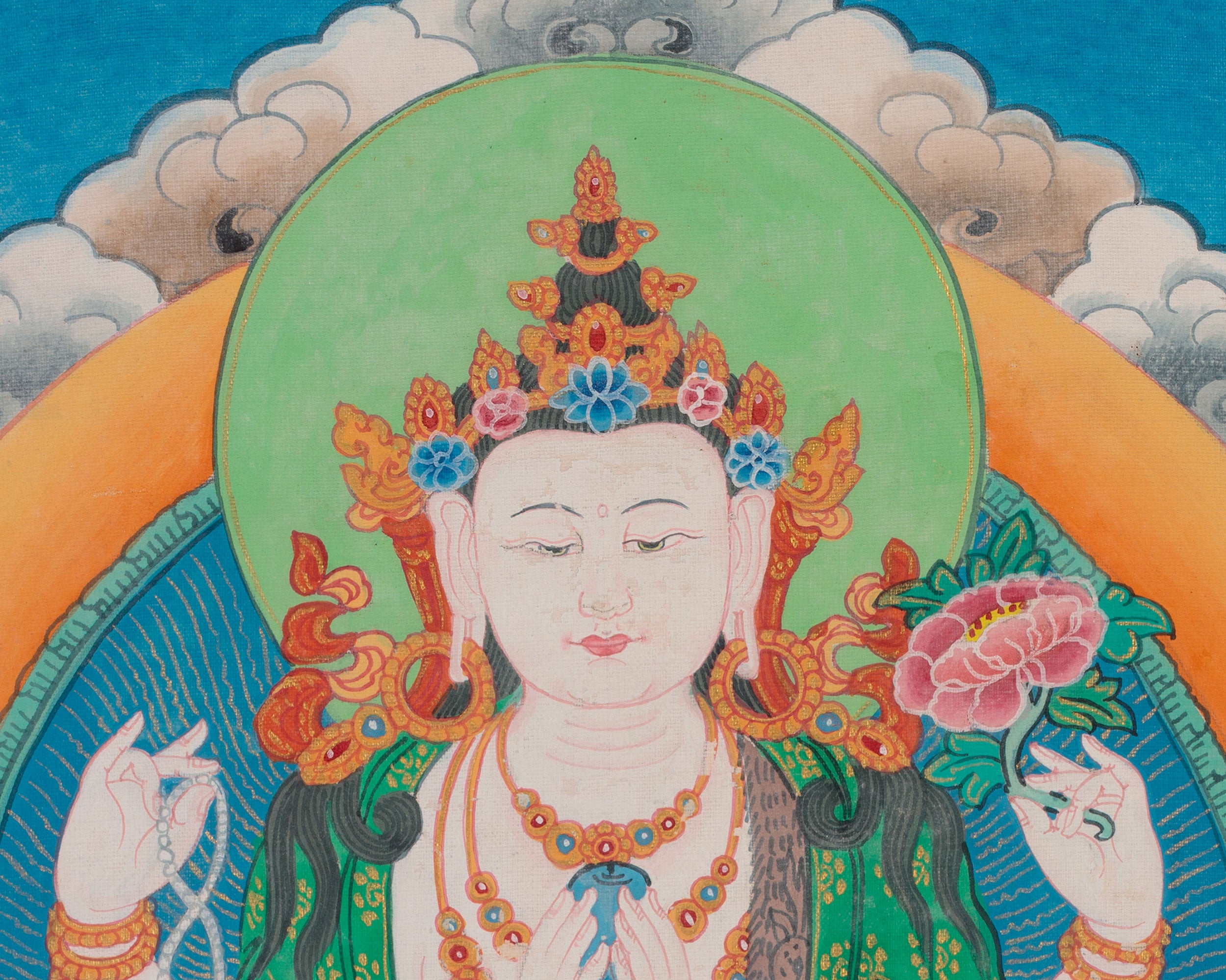 Chenrezig Bodhisattva of Great Compassion | 4 Armed Avalokiteshvara
