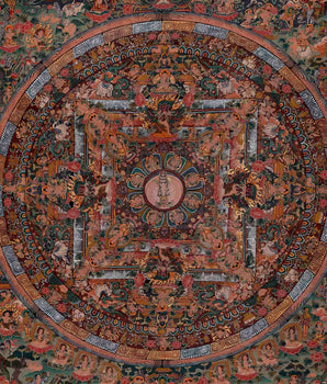 1000 armed Lokeshvara Thangka | Wall Decoration Painting