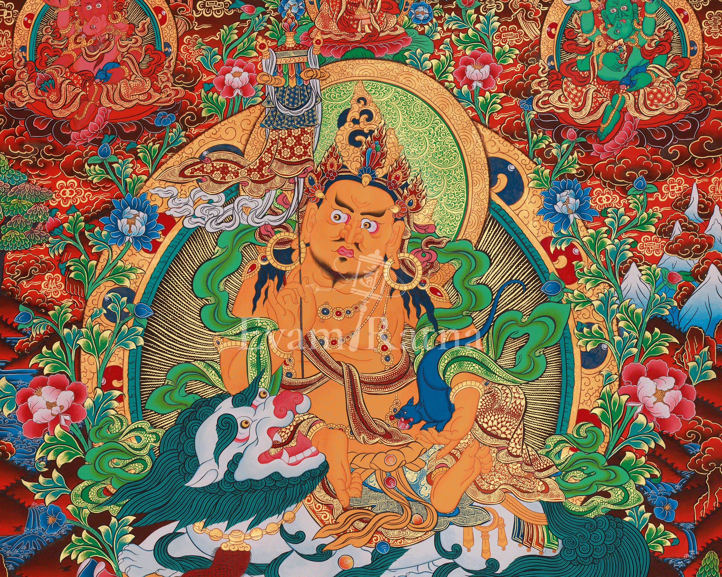 Namtoshe Wealth Deity Art | The Wealth God | God Vaishravana
