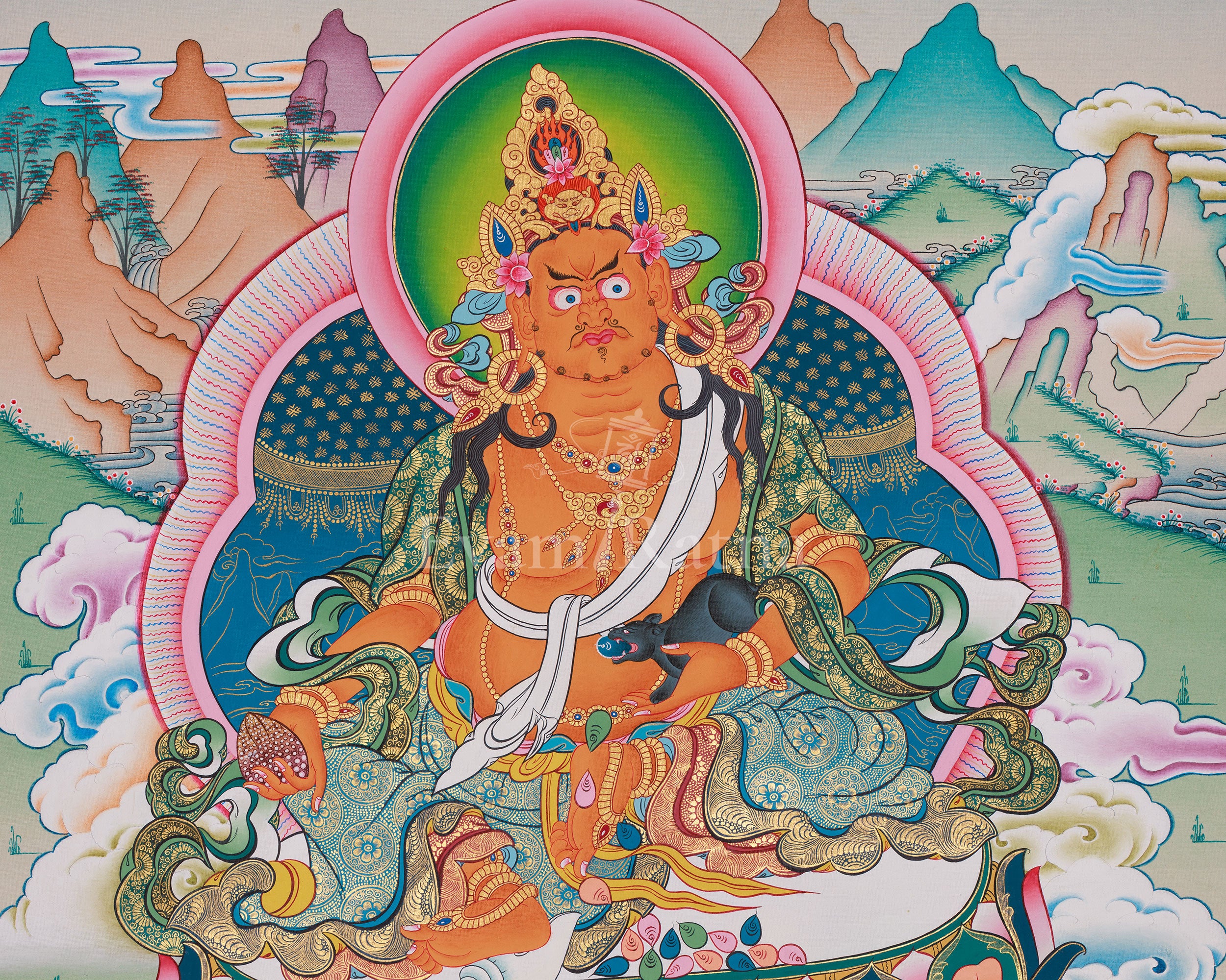 Himalayan Art of Dzambhala | Wealth, Prosperity and Abundance Deity