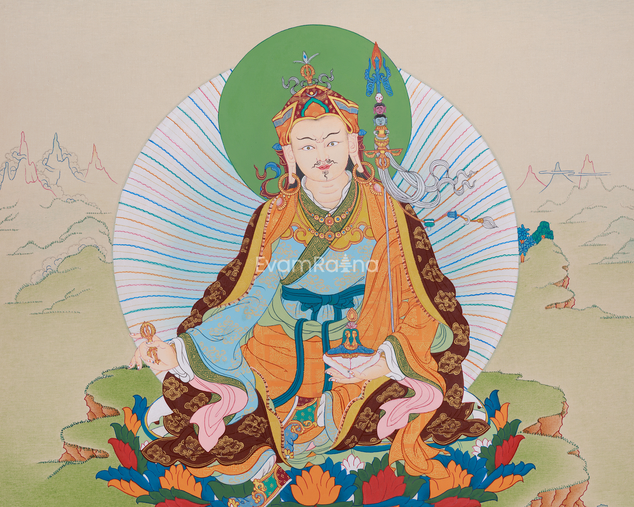 Guru Padmasambhava Arts | Enlightened Master of Tibetan Buddhism