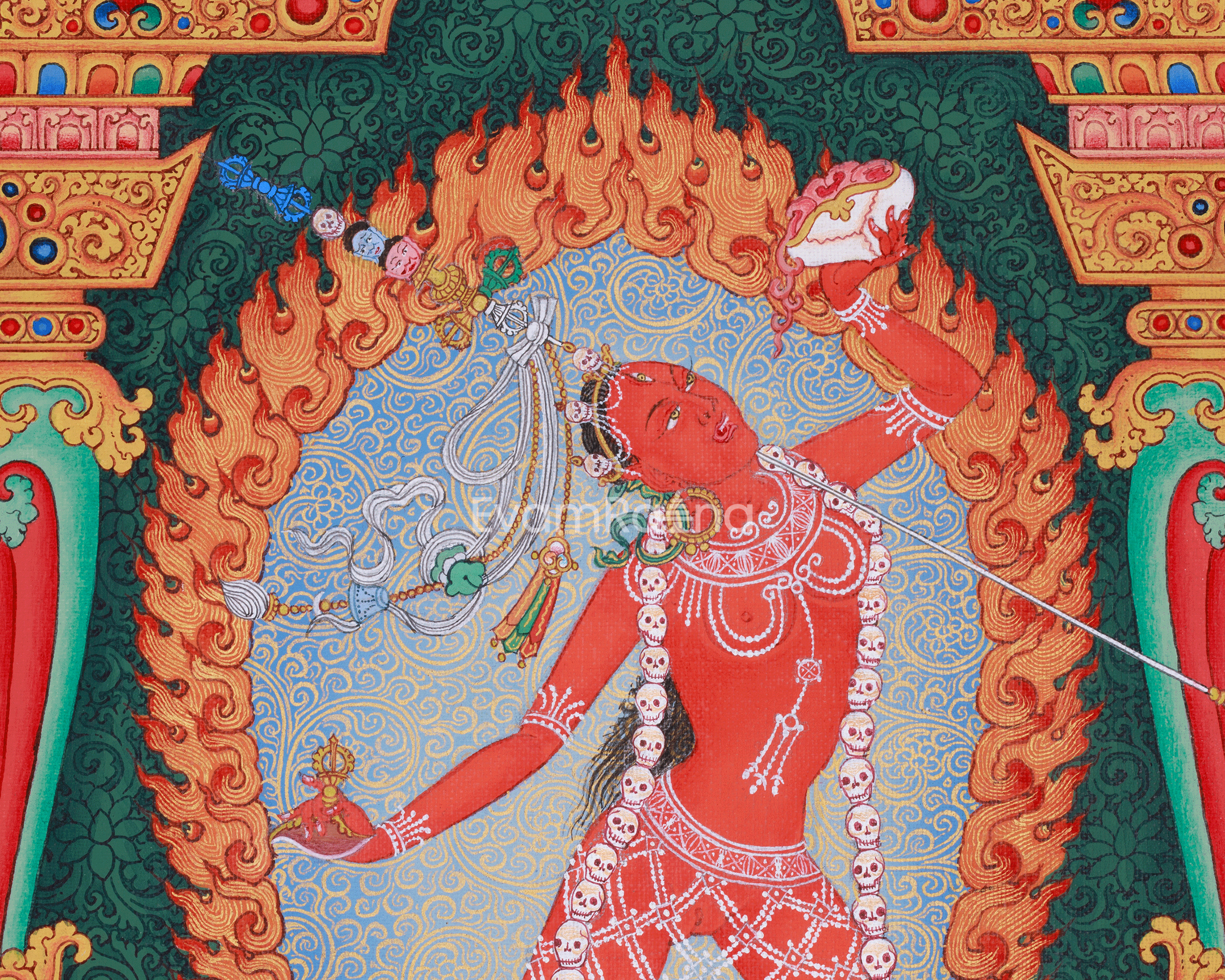 Vajrayogini Thangka | Divine Art of the Goddess of Transformation and Empowerment