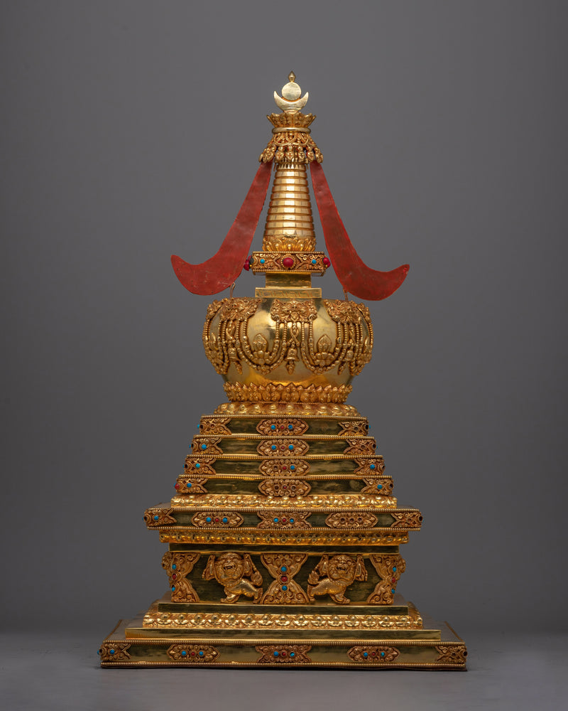 Buddhist Sacred Temple Stupa To Enhance Your Sacred Spaces | Meditation & Yoga Decor