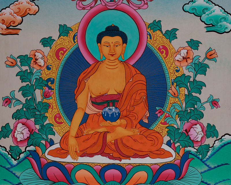 Original Shakyamuni Buddha Thangka | The Enlightened One