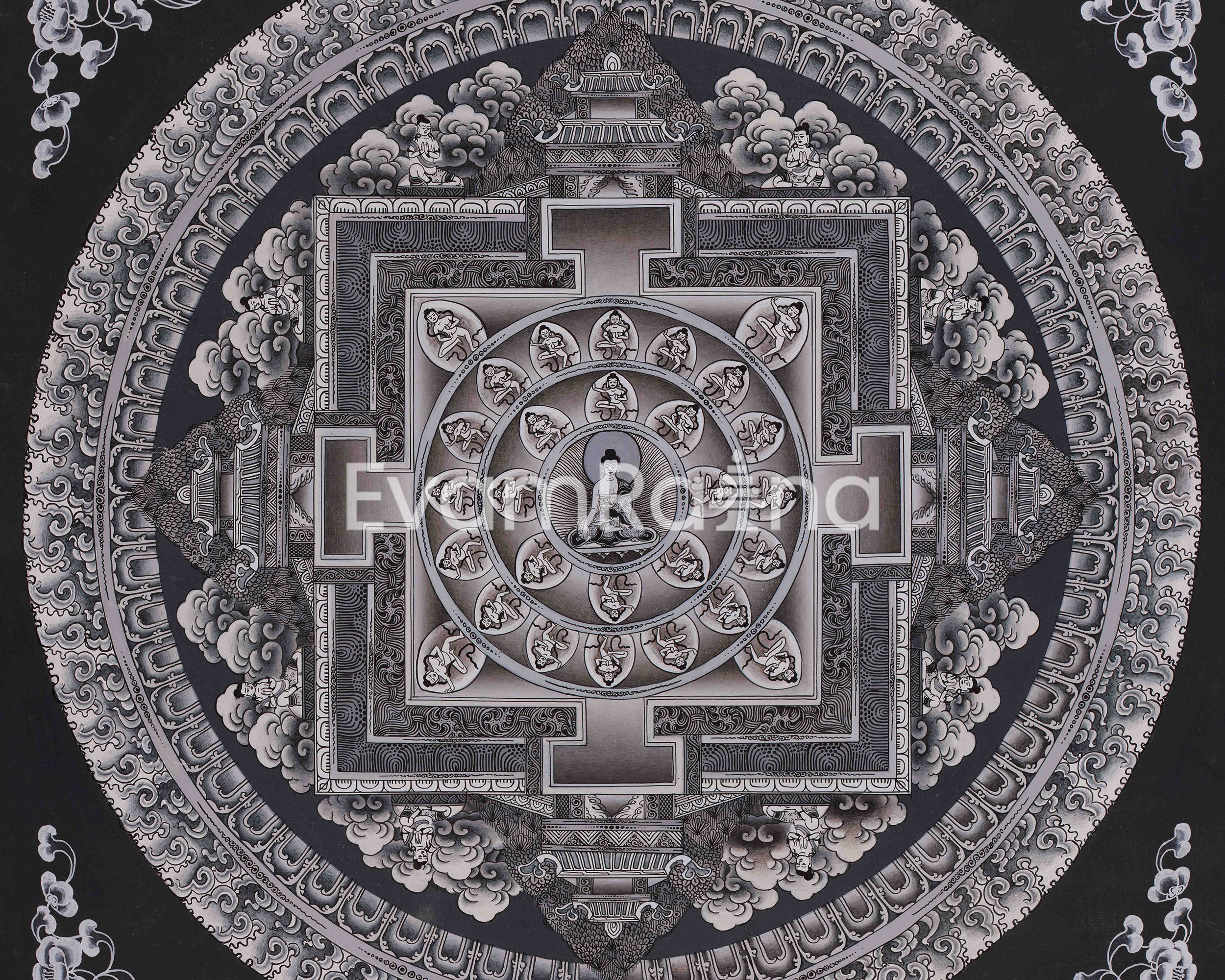 Himalayan Buddha Mandala Art | Symbolizing the Enlightened Universe and Inner Transformation