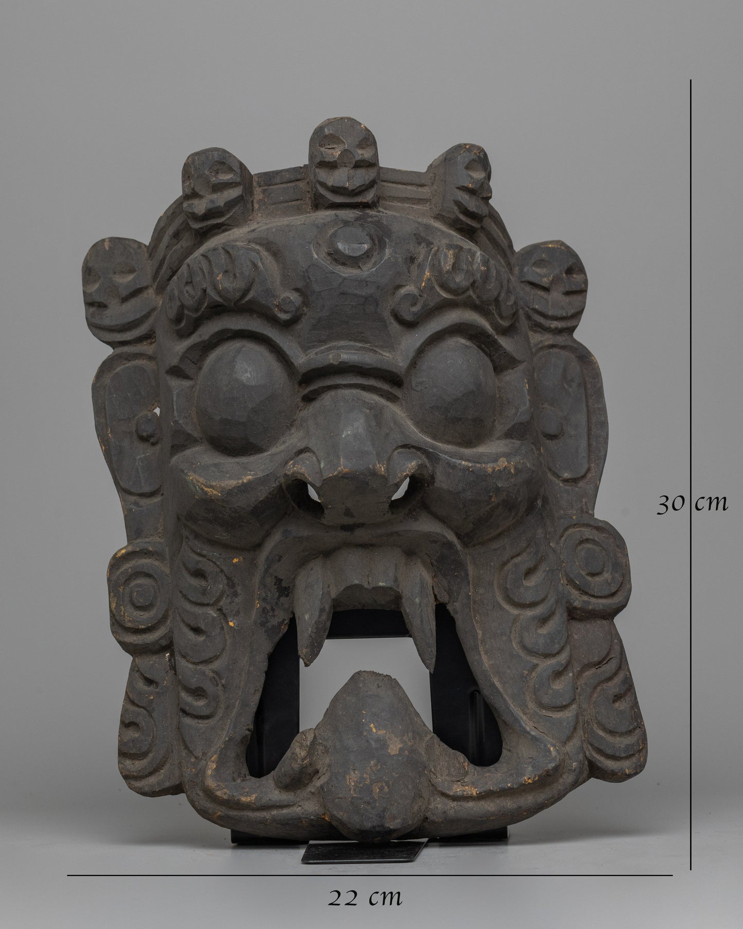 Mahakala Wooden Mask | A Symbol of Protection and Spiritual Strength