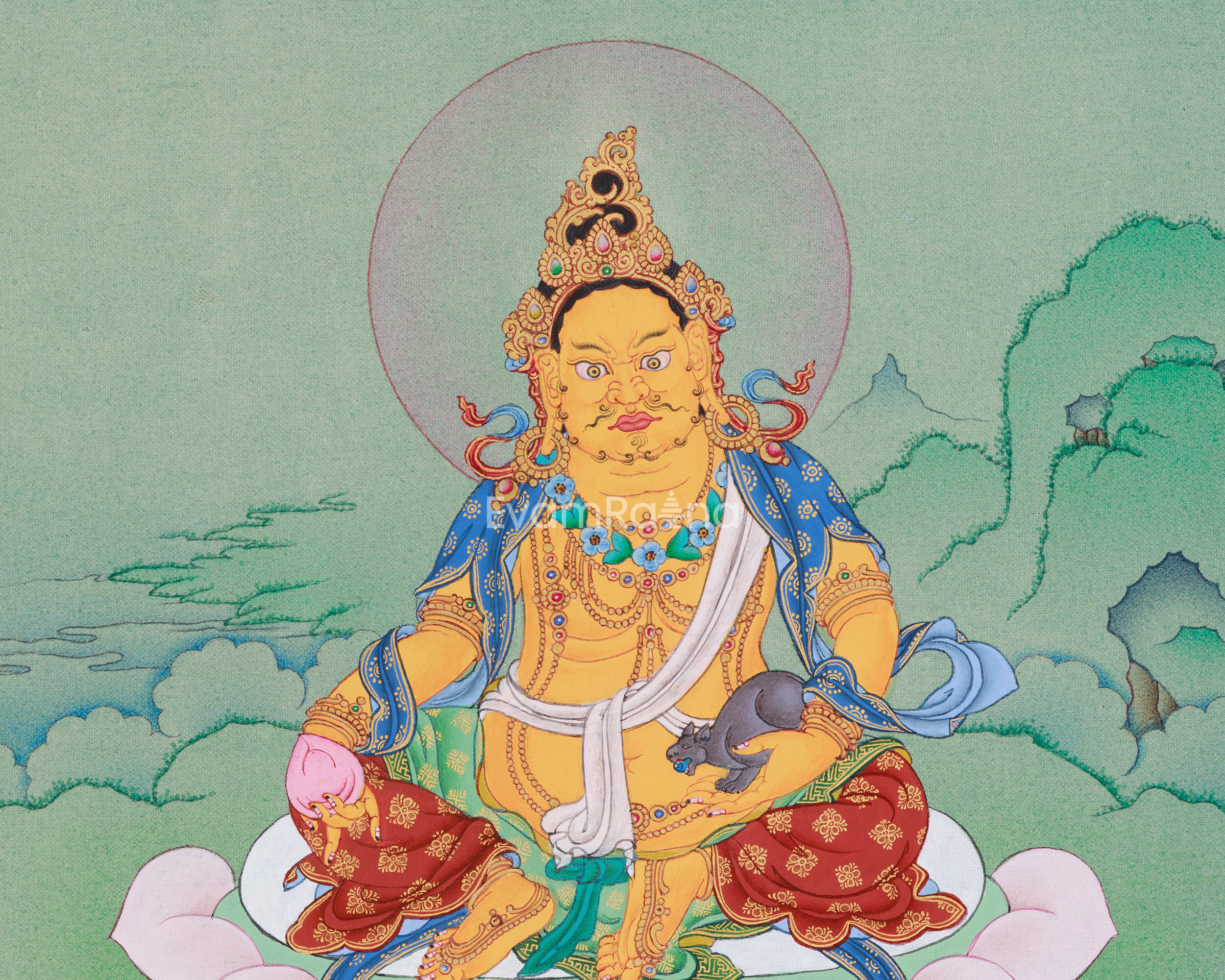 Yellow Jambhala, The God of Wealth | Bringing Fortune, Prosperity, and Protection