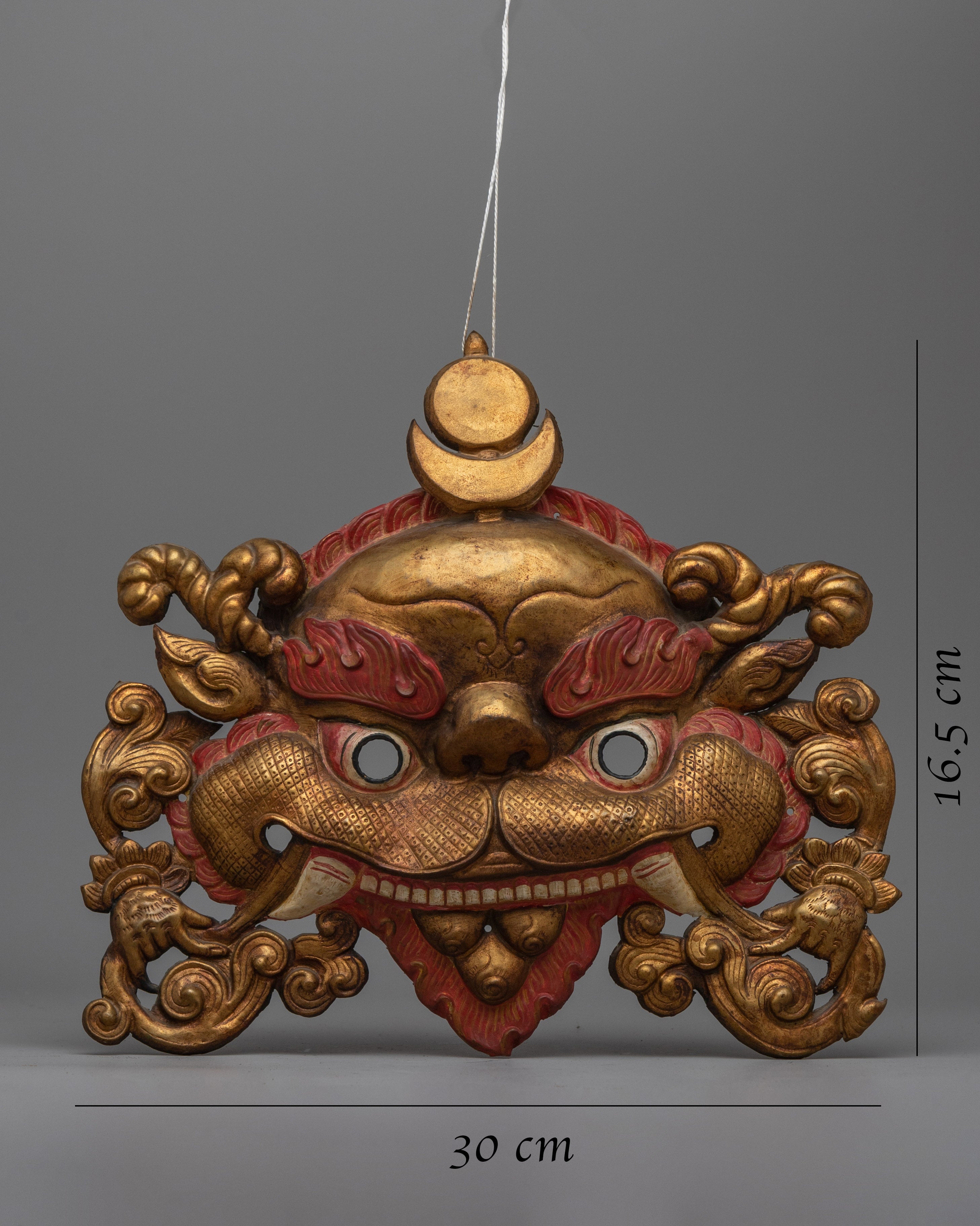 Handcrafted Kritimukha Mask | Traditional Hindu and Buddhist Protector Mask