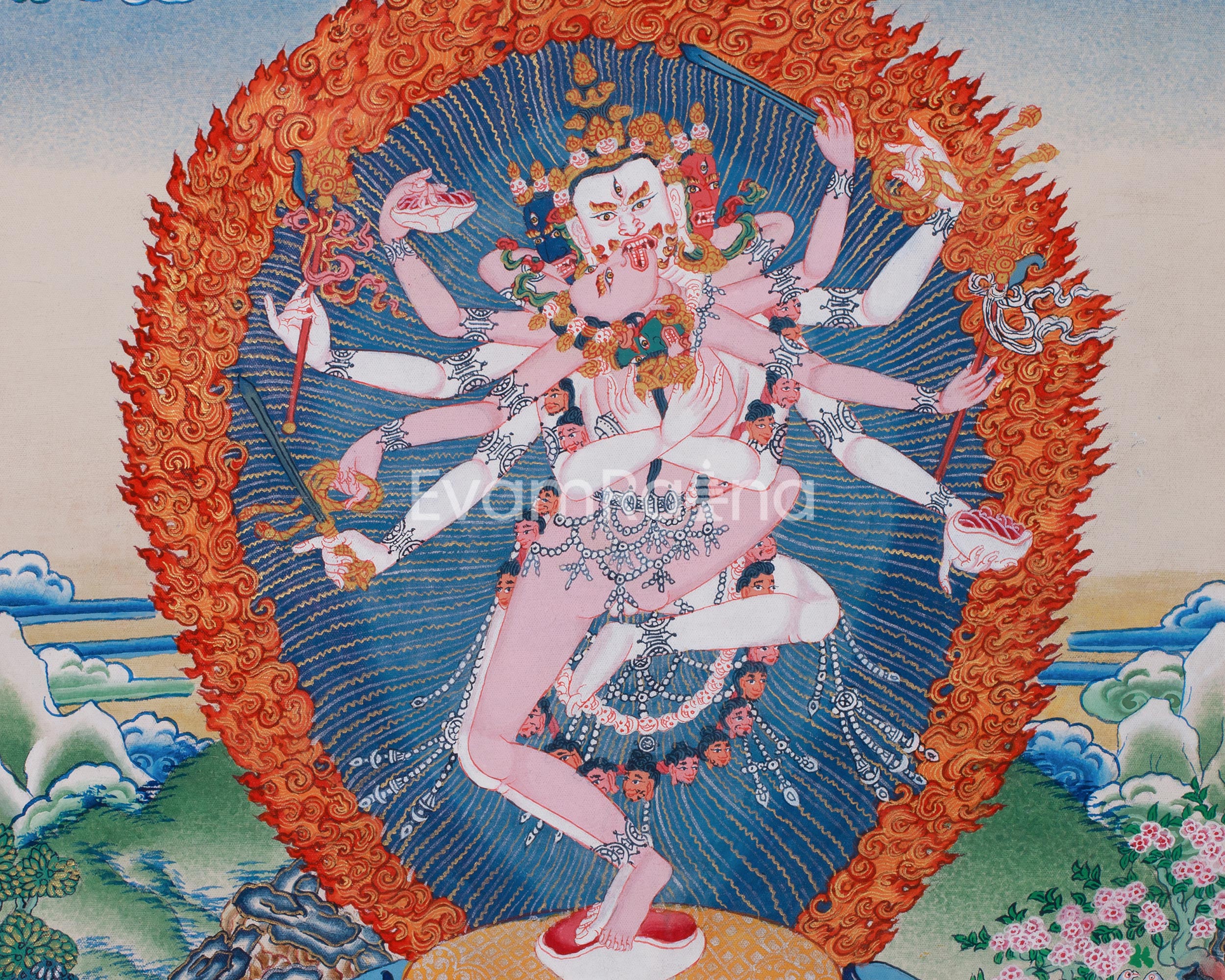 Chakrasamvara Painting | Embodying the Union of Wisdom and Method