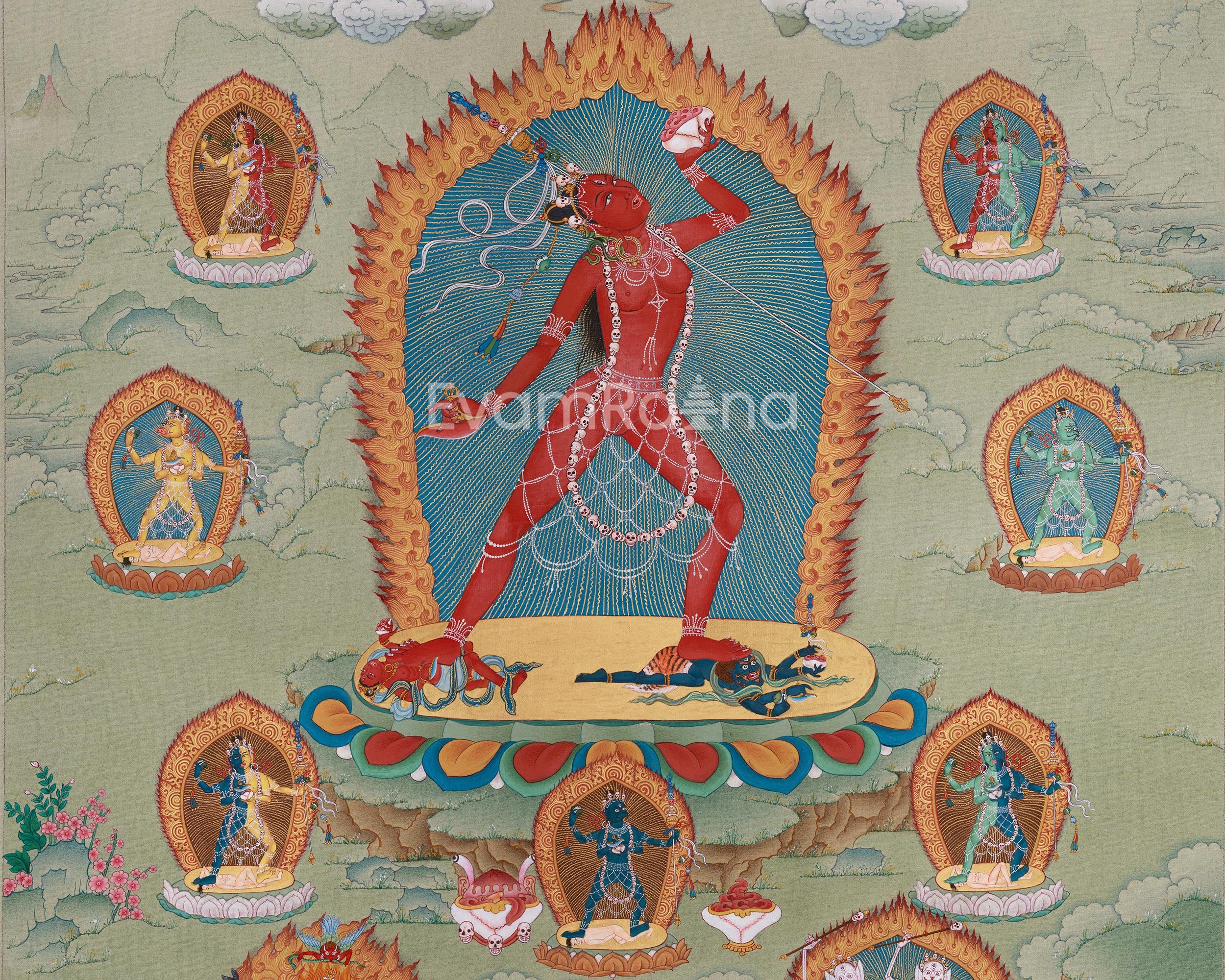 Vajrayogini, Tantric Deity Thangka | Wisdom Goddess of Liberation | LHASA HUES