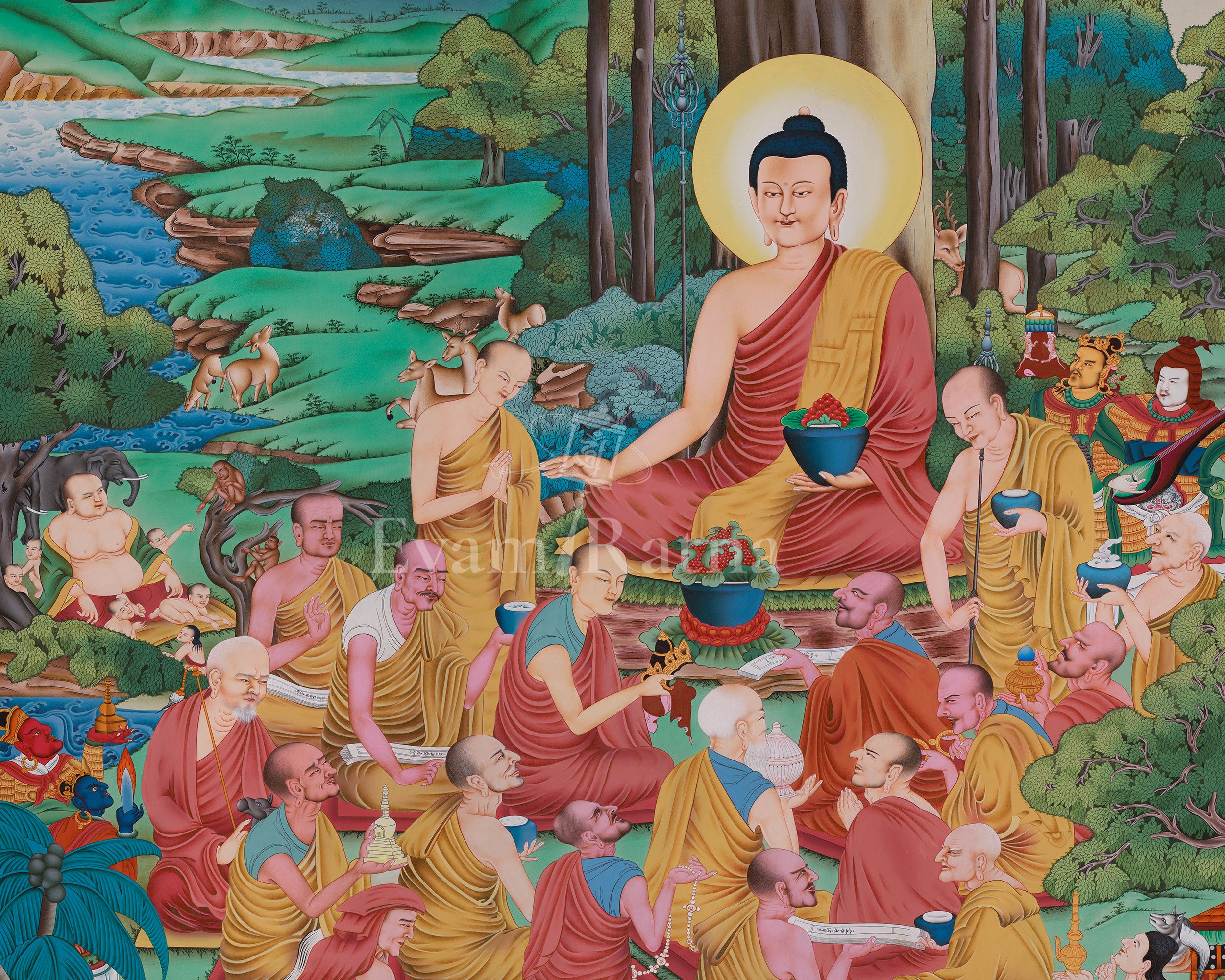 Himalayan thangka of Shakyamuni Buddha | Dharma Teacher