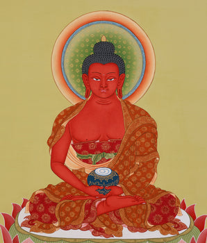 Thangka Of Amitabha Buddha | Infinite Light and Wisdom