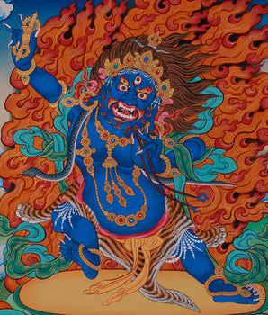 Vajrapani Thangka | Sacred Symbol of Power and Protection