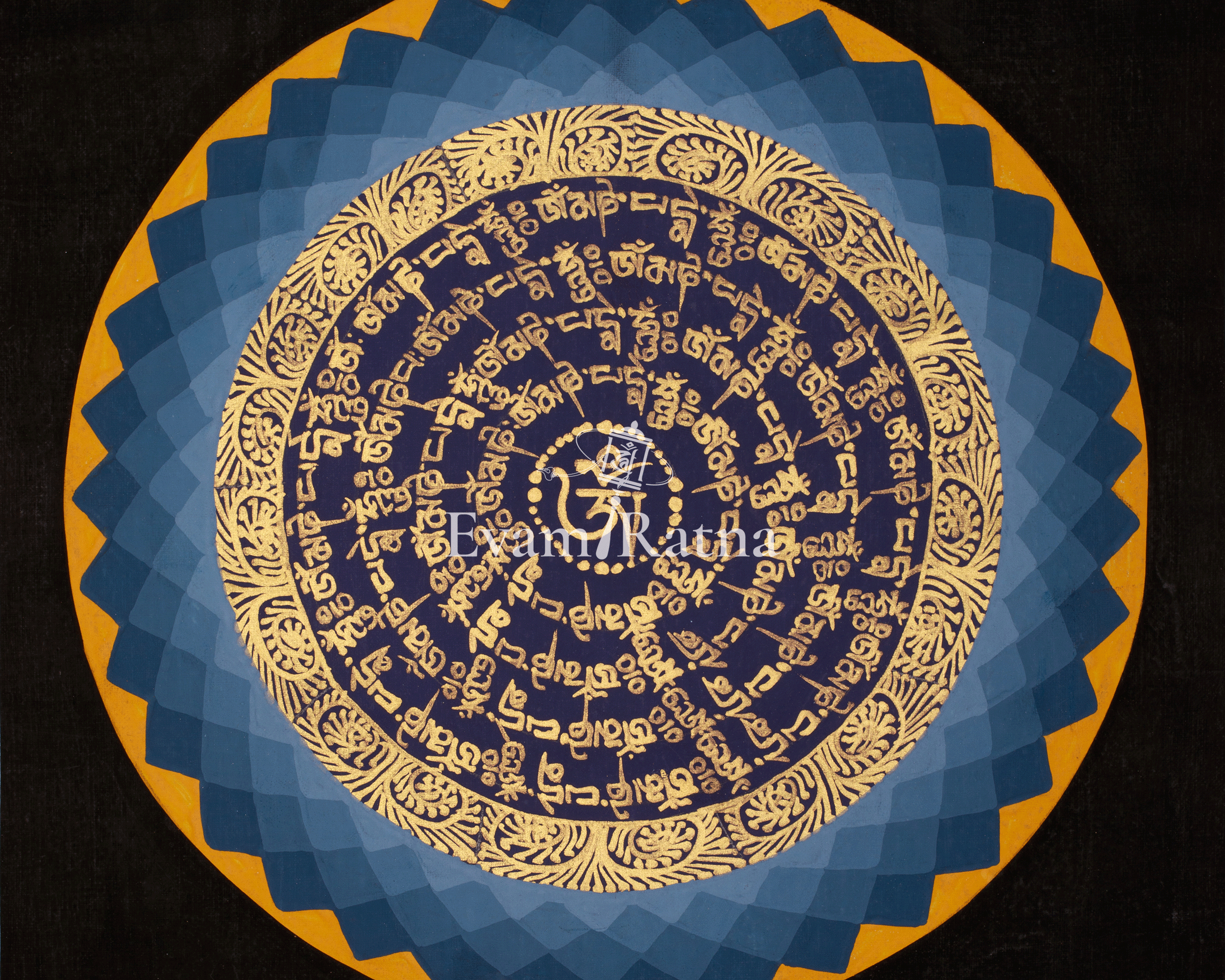 Buddhist Art of Mantra Mandala | Himalayan Meditation Altar