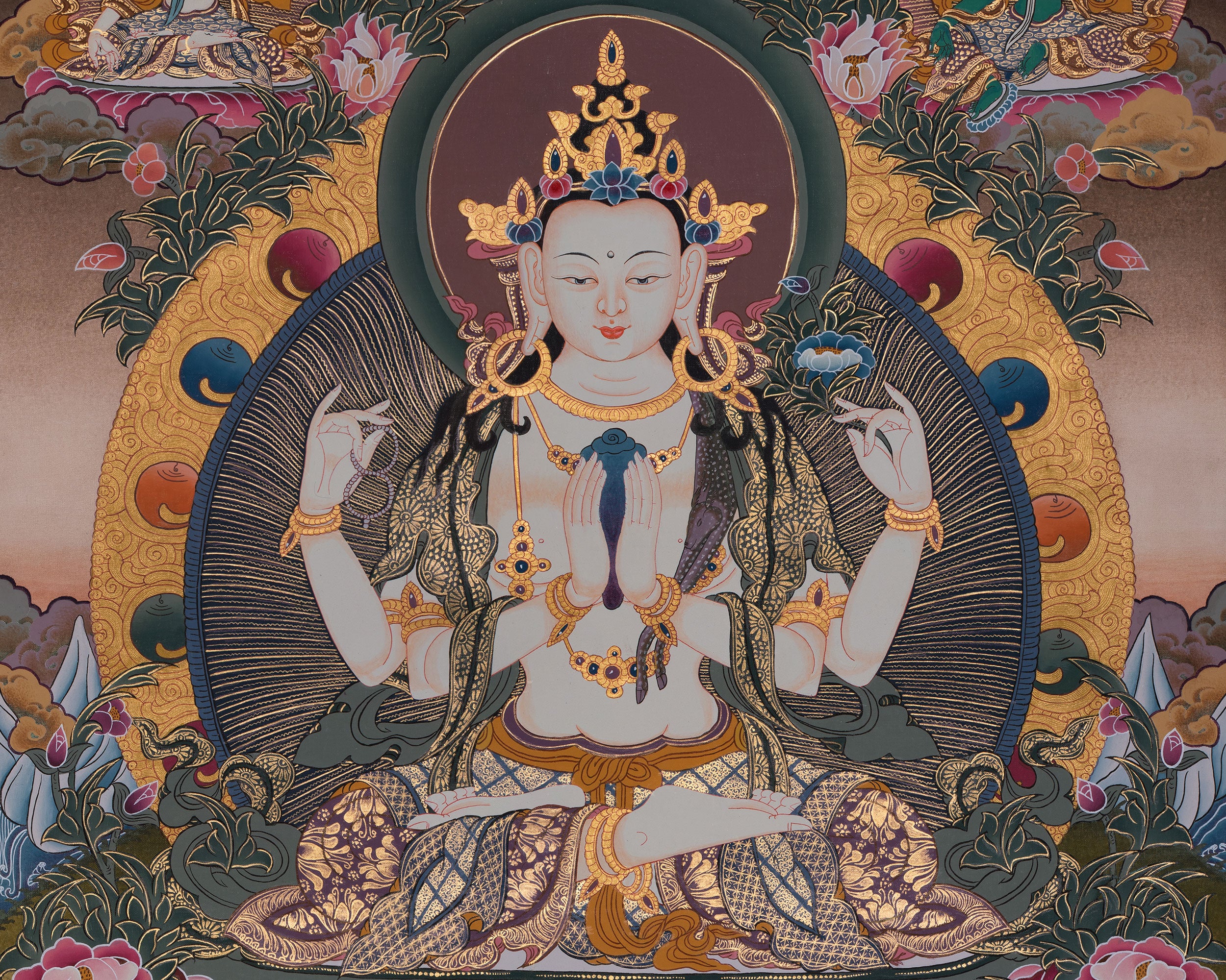 Chenrezig Artwork | Divine Representation of Compassion and Peace