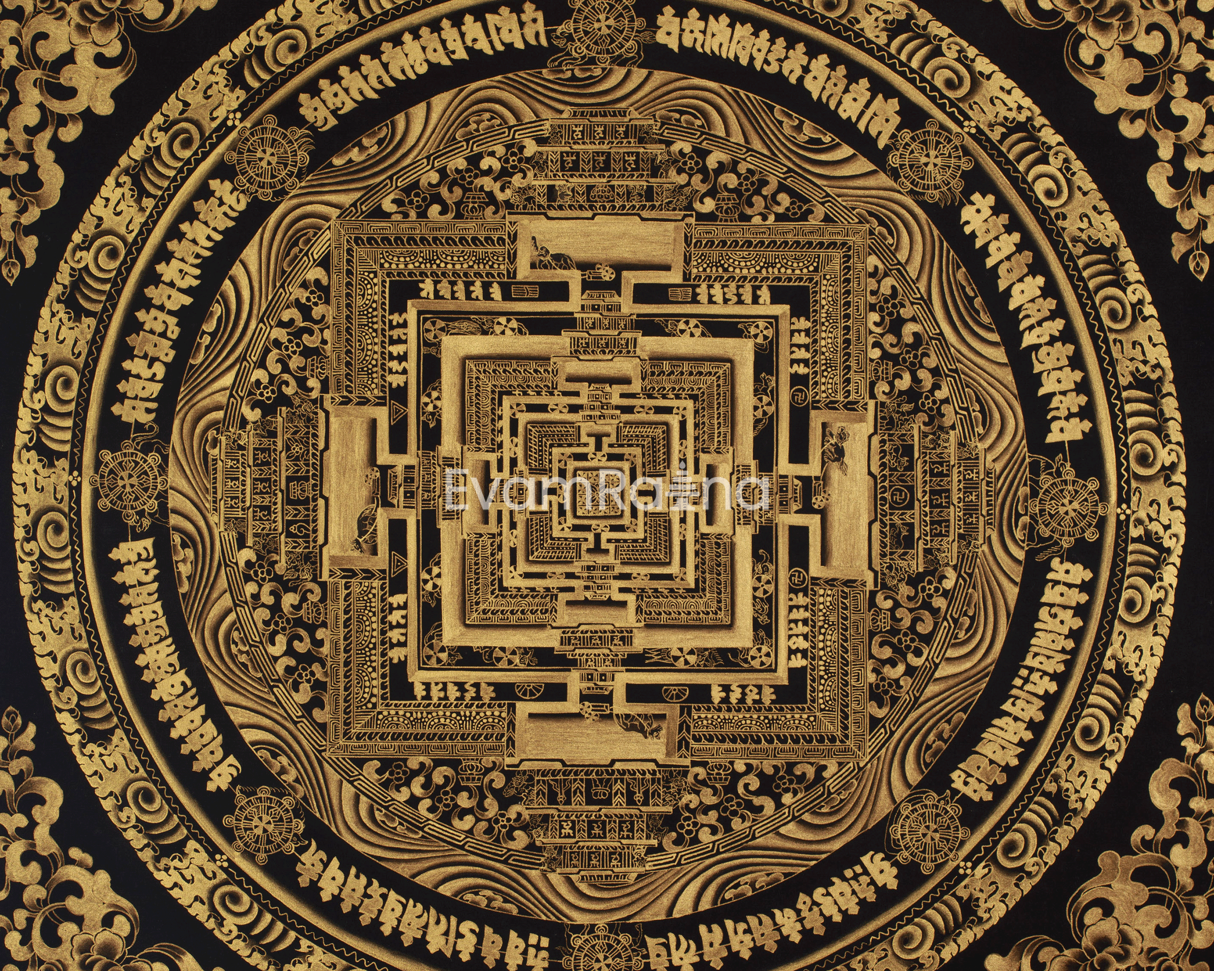 Sacred Kalachakra Mandala | The Wheel of Time | Meditation & Spiritual Altar